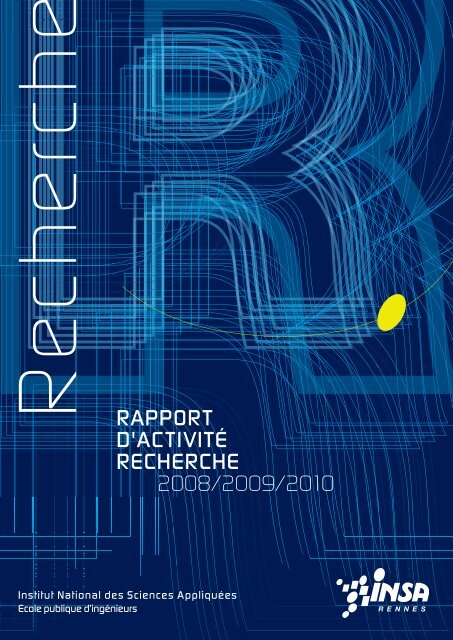 Rapport d'activitÃƒÂ© Recherche 2008-2010 - INSA Rennes