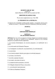 decreto 2256 de 1991 - Ministerio de Agricultura y Desarrollo Rural