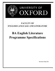 BA (Hons) English Language and Literature (pdf) - Faculty of ...