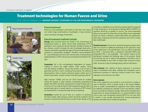 Ecological Sanitation in Uganda - EcoSanRes