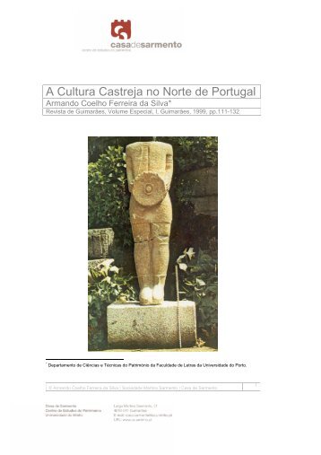 A Cultura Castreja no Norte de Portugal - Casa de Sarmento ...