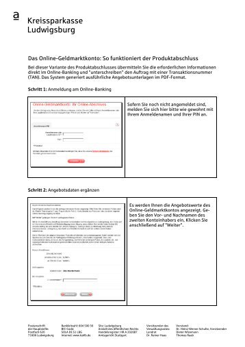 Anleitung zum Produktabschluss eines Gemeinschaftskontos (PDF ...