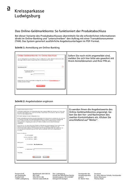 Anleitung zum Produktabschluss eines Gemeinschaftskontos (PDF ...