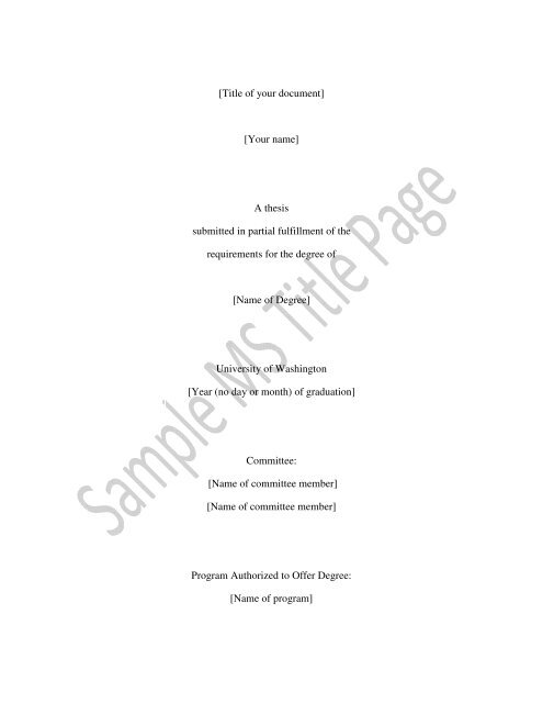 senior thesis washu