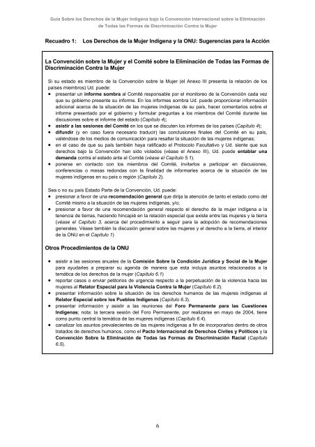 GuÃƒÂ­a Sobre los Derechos de la Mujer IndÃƒÂ­gena - Forest Peoples ...