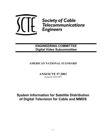 ANSI/SCTE 57