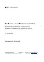 Studie zu Rechtsextremismus - Landespolizei Liechtenstein