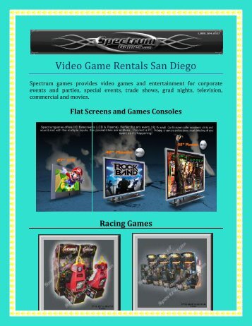 Video Game Rentals San Diego