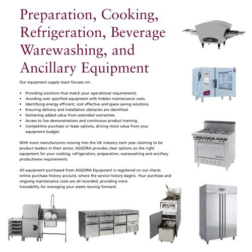 Providing Catering Equipment Solutions - AGGORA Group