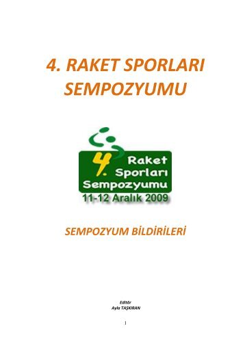 Bildiri KitabÄ± - Spor Bilim