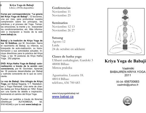 Kriya Yoga de Babaji - Babaji's Kriya Yoga