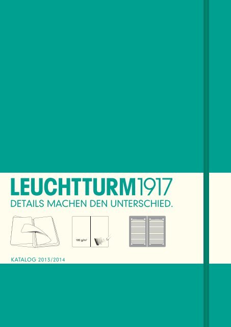 Leuchtturm 1917 Notizbuch Master Slim A4 schwarz blanko 330754