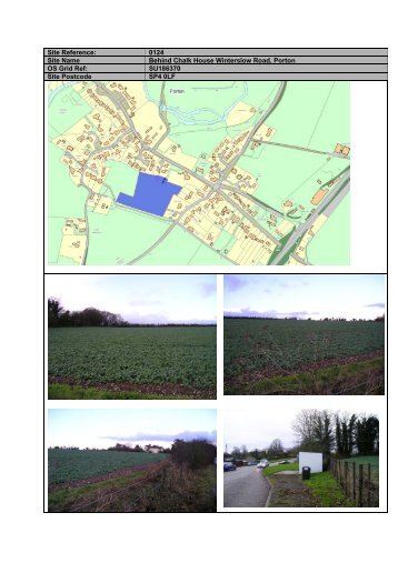 Site 124 Chalk house Winterslow road Porton.pdf ... - Wiltshire Council