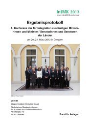 Ergebnisprotokoll Band 2, Anlagen - 8. Konferenz ... - Sachsen-Anhalt