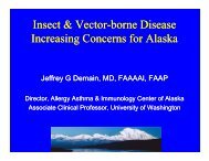 Insect & Vector-borne Threats - Climate Change in Alaska