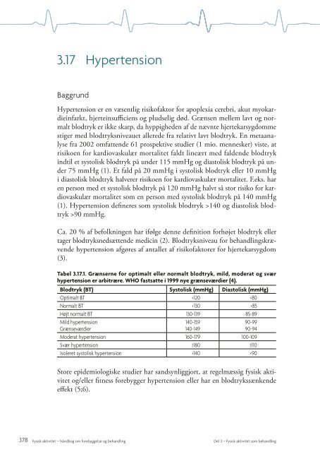 FYSISK AKTIVITET - Sundhedsstyrelsen