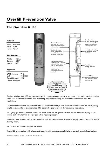 OVERFILL PREVENTION SPILL CONTAINMENT