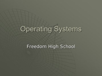 Operating Systems