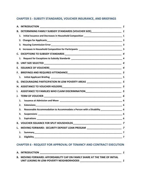 Chapter 1 - San Diego Housing Commission