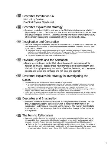 meditation 1 from descartes Ji yoon, lee professor mariska leunissen problems in philosophy 7 december 2009 descartes meditation 1 ji yoon, lee professor mariska leunissen problems. meditation 1 from descartes Ji yoon, lee professor mariska leunissen problems in philosophy 7 december 2009 descartes meditation 1 ji yoon, lee professor mariska leunissen problems.