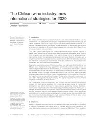 The Chilean wine industry: new international strategies for ... - Emerald