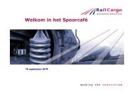 Spoorcafe 16 september 2010 - Rail Cargo Information Netherlands