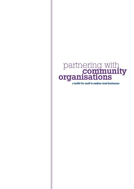 partnering with community organisations - Department of Families ...