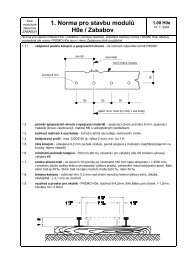 1. Norma pro stavbu modulÅ¯ H0e / Zababov
