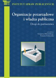 Organizacje pozarzÄdowe i wÅadza publiczna. Drogi do partnerstwa