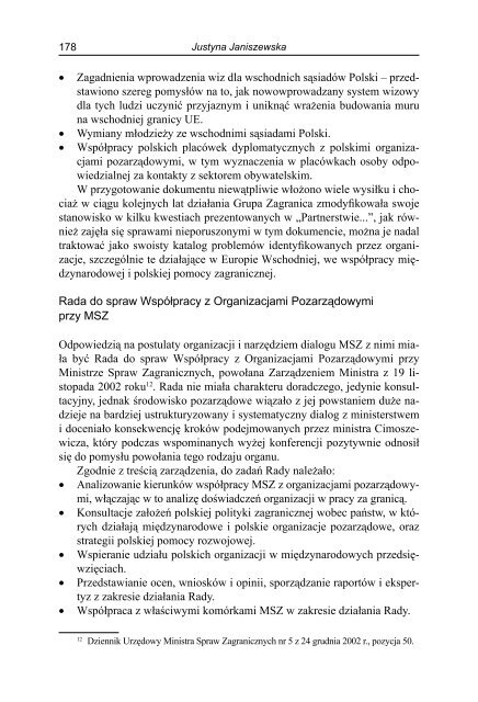 Organizacje pozarzÄdowe i wÅadza publiczna. Drogi do partnerstwa