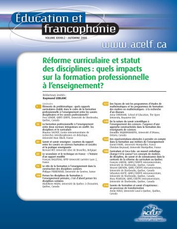 NumÃ©ro complet (pdf) - acelf