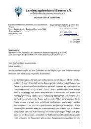 Landesjagdverband Bayern e.V. - bei der BJV Kreisgruppe Obernburg