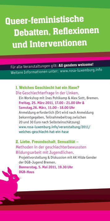 RLI_Reihe Queer Flyer - Rosa-Luxemburg-Initiative