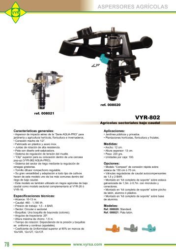 VYR-802 ES - Vyrsa