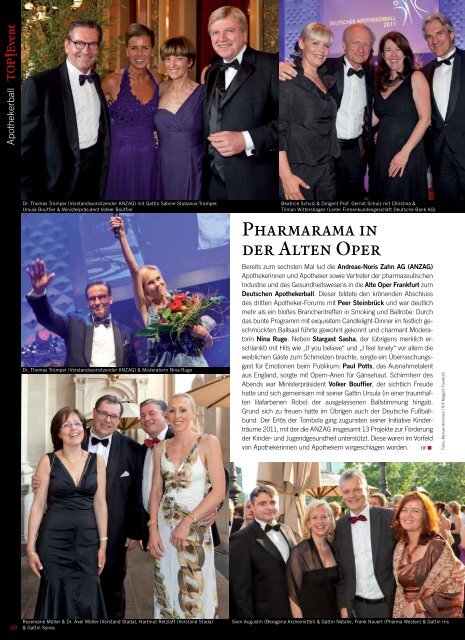 Deutscher Apothekerball 2011 - TOP Magazin Frankfurt