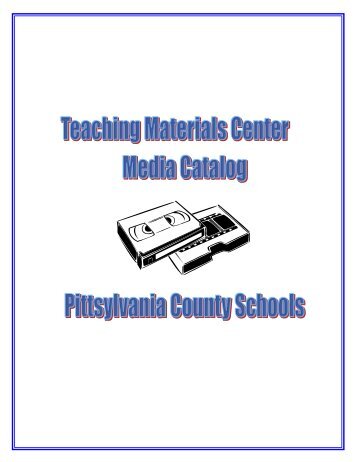 Media Catalog (PDF) - Pittsylvania County Schools