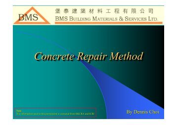 5_Part 3_Dennis Choi_Concrete_repair_method