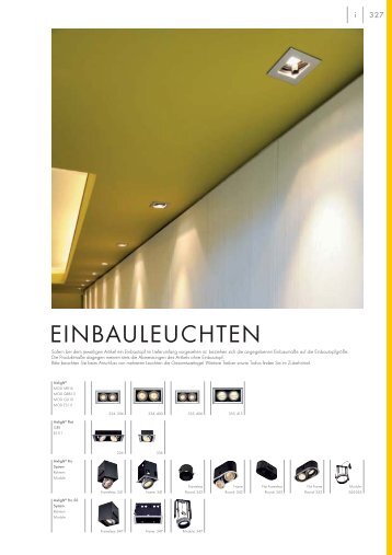 EINBAULEUCHTEN - Kube GmbH Lichttechnik