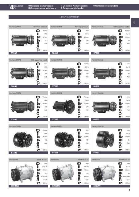 Ventil Klimaanlage York Kompressor R-134A (Groß)