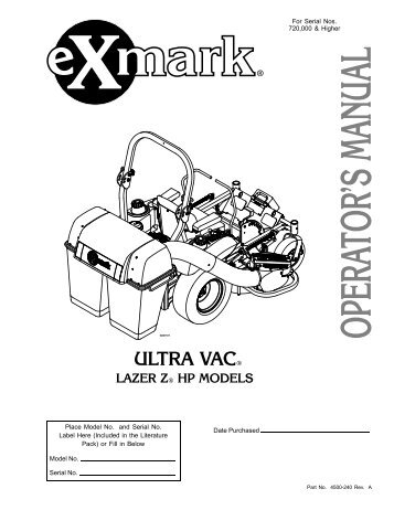 ULTRA VAC - Exmark