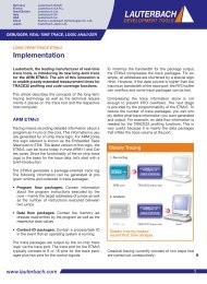 Long-Term Trace ETMv3 - Lauterbach