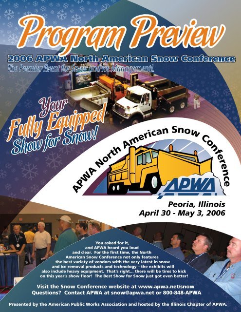 Your Show for Snow! - American Public Works Association