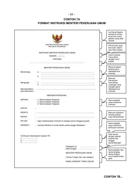 pedoman tata naskah dinas kementerian pekerjaan umum bab i ...