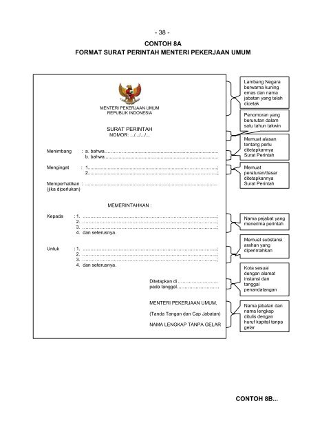 pedoman tata naskah dinas kementerian pekerjaan umum bab i ...