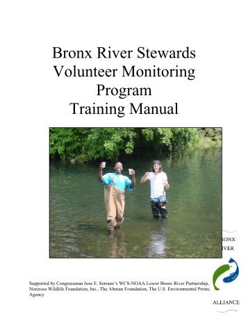 Bronx River Stewards Manual - Bronx River Alliance