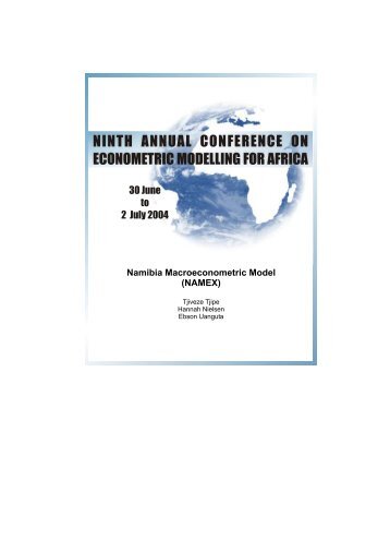 Estimation of a Macroeconometric Model for Namibia