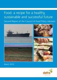 Food: a recipe for a healthy, sustainable and successful future