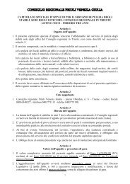 capitolato speciale d'appalto per il servizio di pulizia degli stabili ed ...