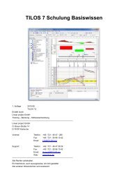 TILOS 7 Schulung Basiswissen - Linear project GmbH