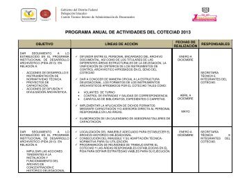 Programa - DelegaciÃ³n Iztacalco - Gobierno del Distrito Federal